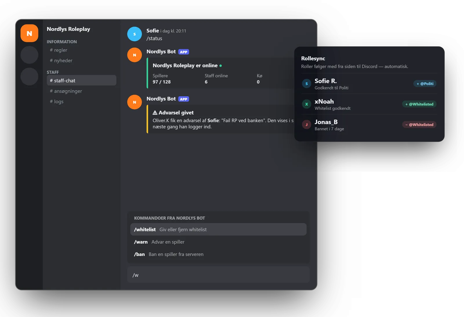 Discord-bot & rollesync